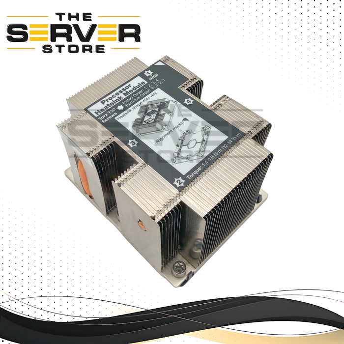 Lenovo ThinkSystem SR550 / SR590 / SR650 High Performance CPU Heatsink. P/N: 1KP653.