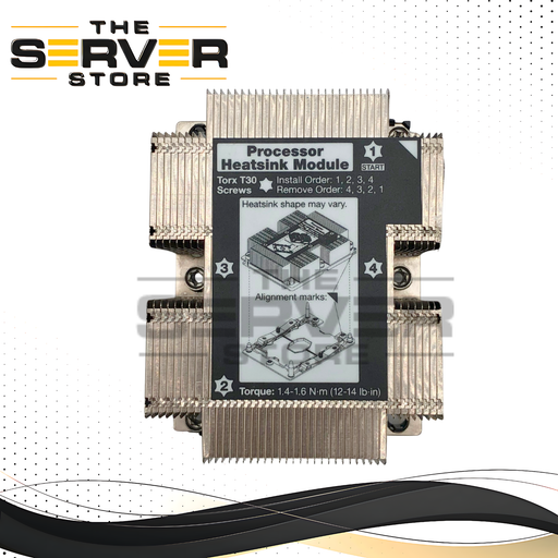 Lenovo ThinkSystem SR550 / SR590 / SR650 High Performance CPU Heatsink. P/N: 1KP653.