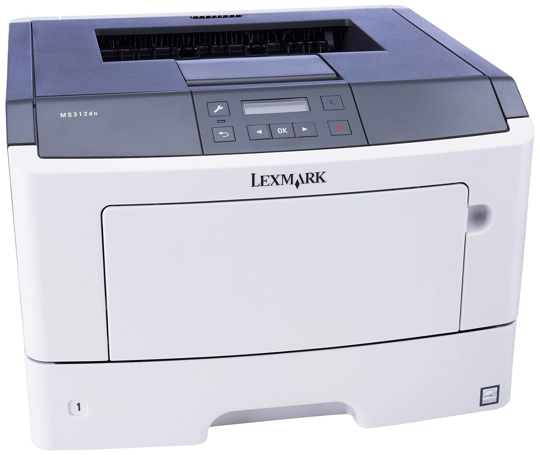 Lexmark MS312dn 1200 x 1200 dpi 35 ppm Ethernet Automatic Duplex Printing 2.4-inch LCD Display Desktop Monochrome Laser Printer - 35S0060