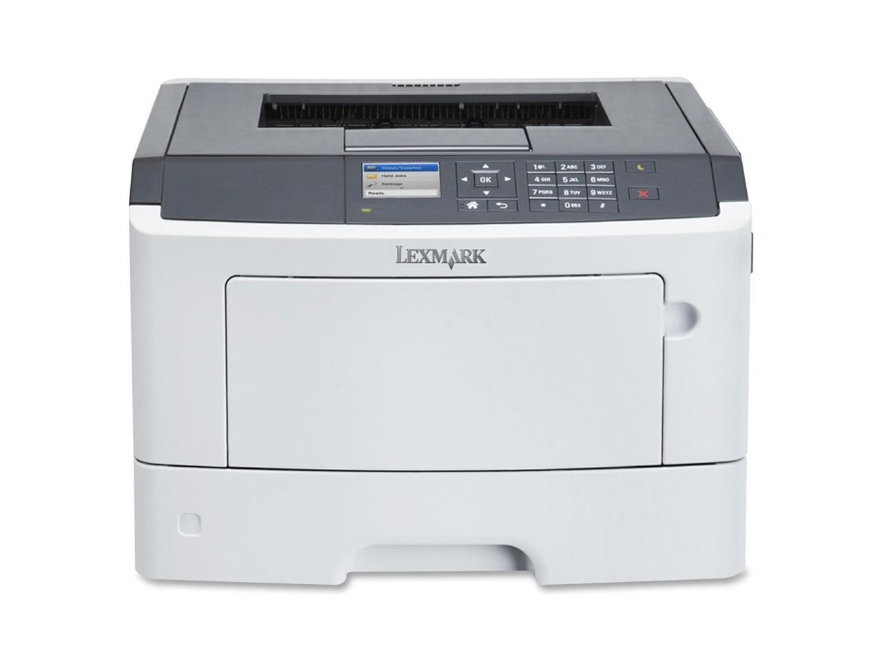 Lexmark MS510 1200 x 1200 dpi 45 ppm USB, Ethernet, Wi-Fi Duplex Printing 2.4-inch LCD Display Desktop Monochrome Laser Printer - 35S0300