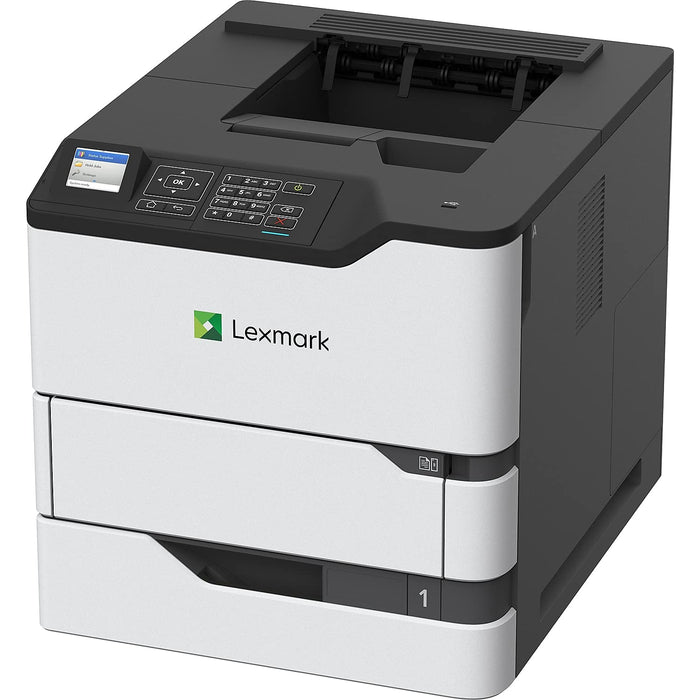 Lexmark MS821n 1200 x 1200 dpi 55 ppm USB, Ethernet 2.4-inch LCD Display Desktop Monochrome Laser Printer - 50G0050