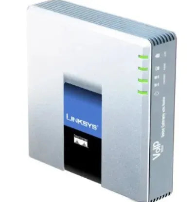 Linksys 1 x Port RJ-11 FXS Phone + 1 x Port RJ-11 FXO Phone Voice Gateway with Router - SPA3102