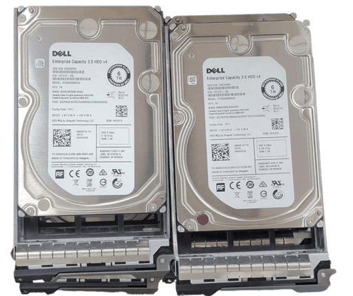 Lot of 10 Dell NWCCG 6TB 6G 7.2K 3.5 SAS Hard Drive ST6000NM0034