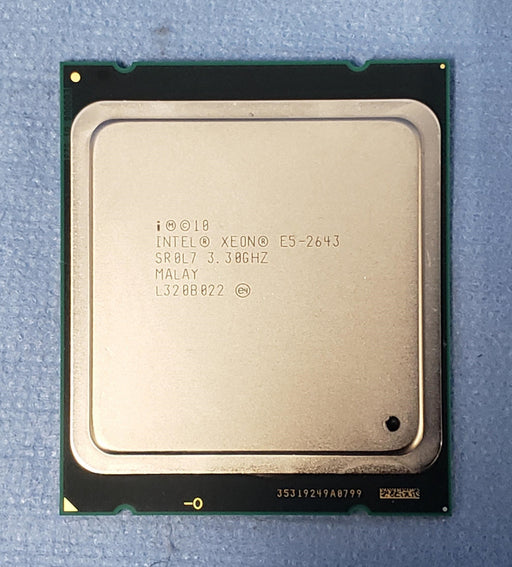 Lot of 4x Intel Xeon E5-2643 Quad-Core @ 3.30GHz 10MB Processor - SR0L7