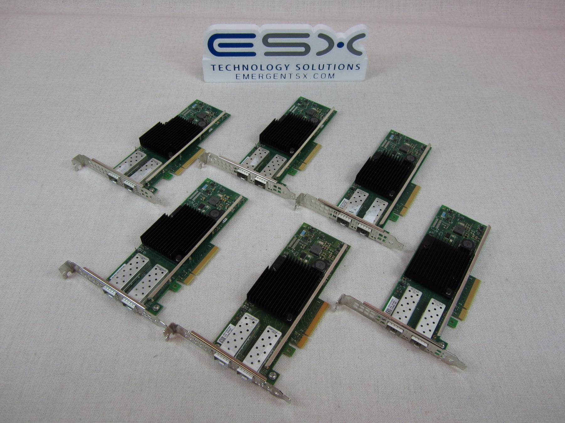Lot of 6x Damage Y5M7N Intel X710 Dual Port 10gbe Converged Network Adapter