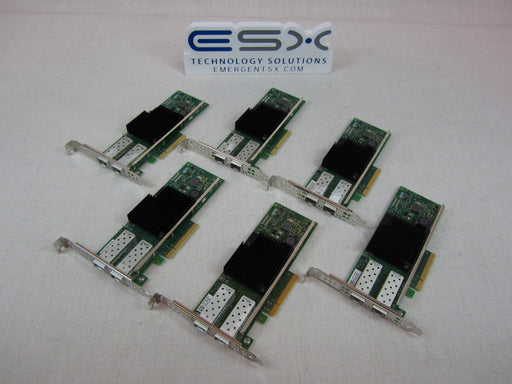 Lot of 6x Damage Y5M7N Intel X710 Dual Port 10gbe Converged Network Adapter