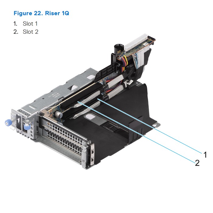 M098X - Riser 1Q 2x8 PCI-e 5.0 (R1Q) | Refurbished Dell Poweredge