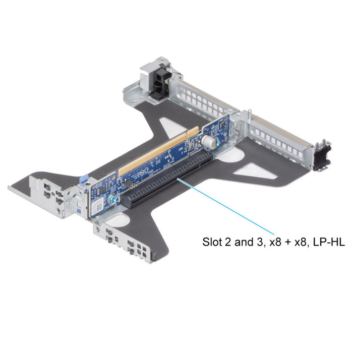 M0VDF — Riser R2A 2x8 LP | Dell PowerEdge R660xs