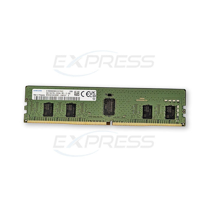 M393A1K43DB2-CWE - 8GB 1Rx8 DDR4 3200Mhz Memory (PC4-3200AA-RD1) | Refurbished Samsung