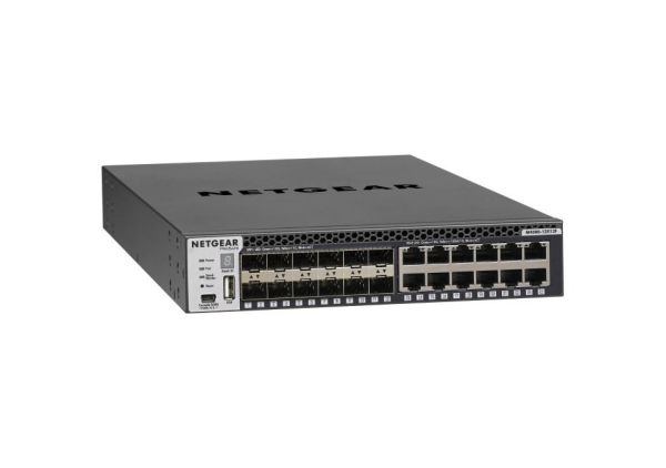 M4300-12X12F - Netgear 12-Ports 10GBASE-T Ethernet Layer 3 1U Rack-mountable Managed Network Switch with 12-Ports SFP+
