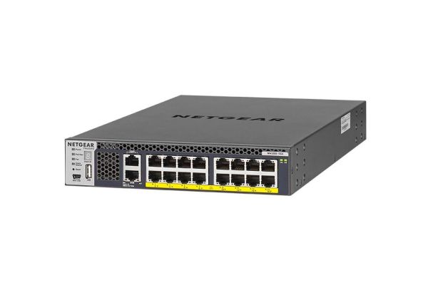 M4300-16X - Netgear 16-Ports 10GBASE-T PoE+ Layer 3 1U Rack-mountable Managed Network Switch