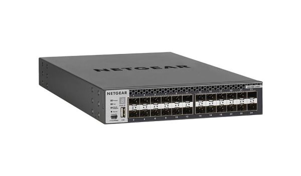 M4300-24XF - Netgear 24-Ports 10GBASE-X SFP+ Layer 3 1U Rack-mountable Managed Network Switch with 2-Ports Ethernet