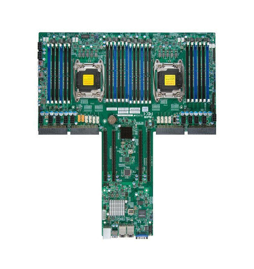MBD-X10DRG-OT+-CPU - Supermicro X10DRG-OT+-CPU Dual Socket LGA 2011 Intel C612 Chipset Xeon E5-2600 v4/v3 Processors Support DDR4 24x DIMM 10x SATA3 6.0Gb/s Proprietary Server Motherboard