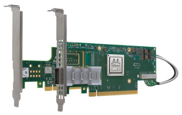 MCX614105A-VCAT - Mellanox Connectx-6 En 200GbE Single Port QSFP56 Socket Direct 2x PCI Express 3.0 x16 Network Adapter