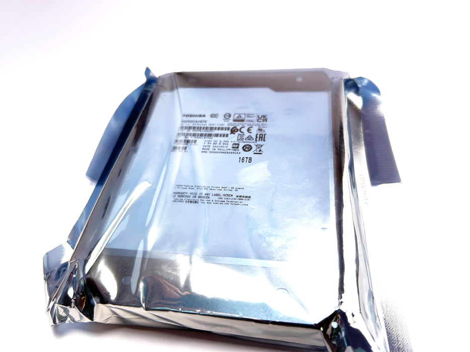 MG08SCA16TE - Toshiba 16TB SAS Hard Drive 12GBPS 7.2K RPM 512E, Refurbished