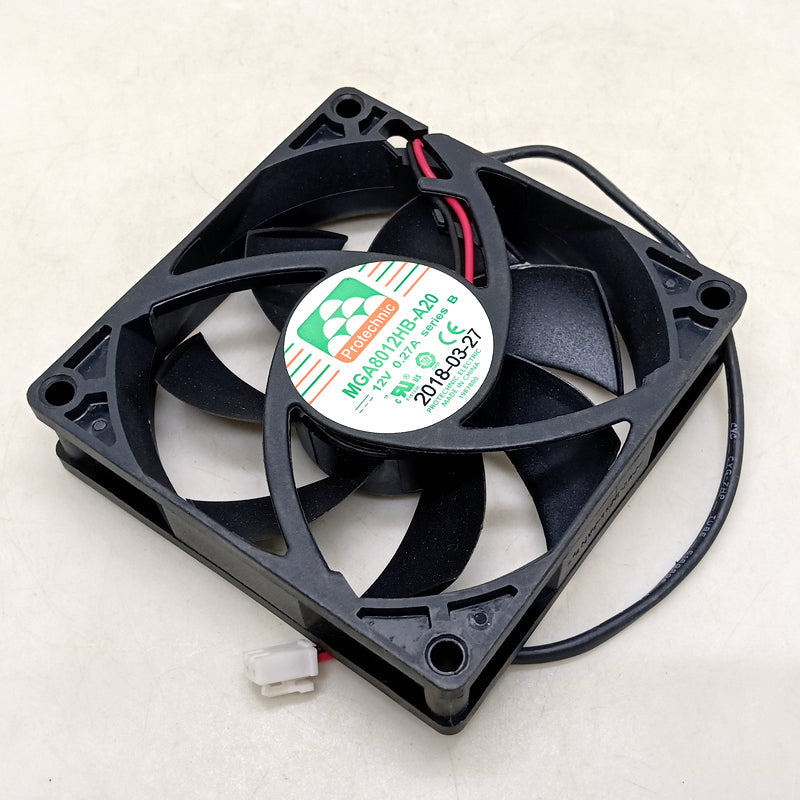 MGT8012MB-A20 80x80x20mm 12V DC 2-Wire Axial Cooling Fan
