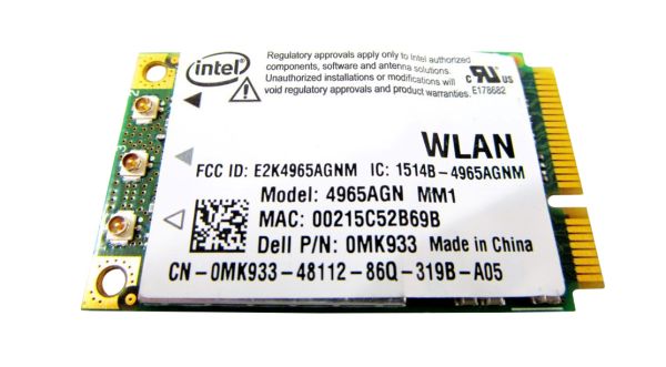 MK933 - Dell 4965AGN Mini PCI Wireless Card