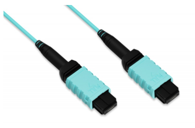 MPO-12/APC OM4 Multimode Trunk Cable, Type B, Female-to-Female — for NVIDIA NDR 400G/800G Optics