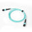 NSComm MPO Jumper Cables, MPO-12 UPC (Female) to MPO-12 UPC (Female), 12 Fibers, Multimode (OM3), OFNR, Low Loss, Polarity Type B
