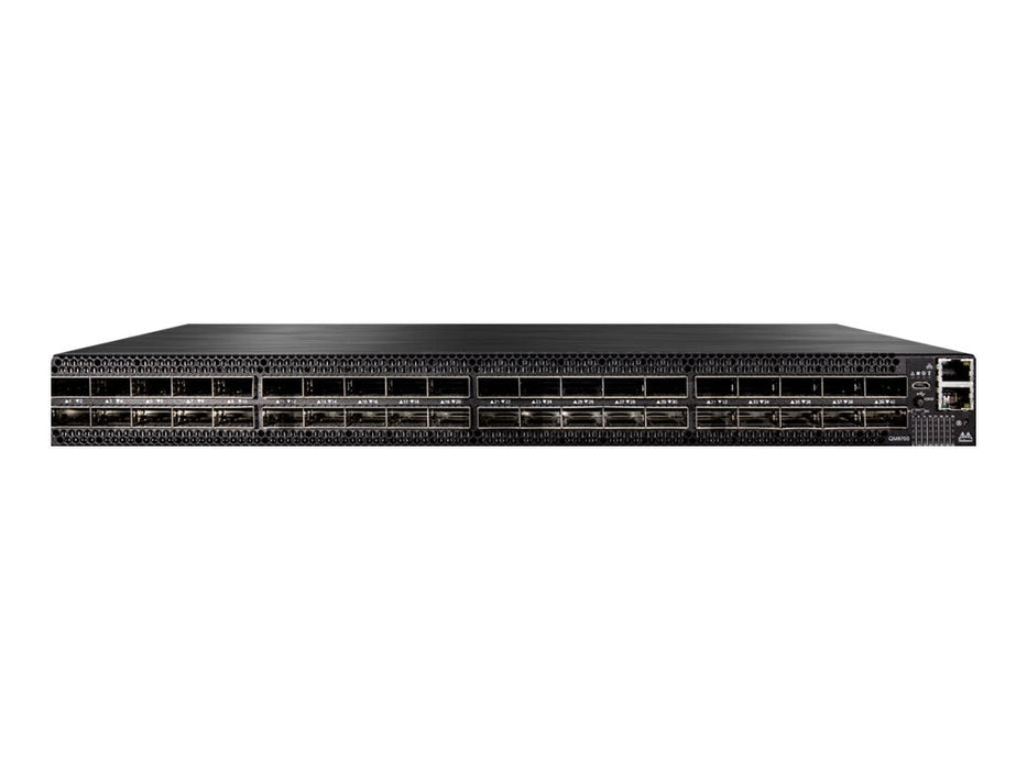 MQM9790-NS2F NVIDIA Quantum-2 Based NDR InfiniBand Switch, 64-Ports NDR, 32 OSFP Ports, Unmanaged, P2C Airflow (Forward)