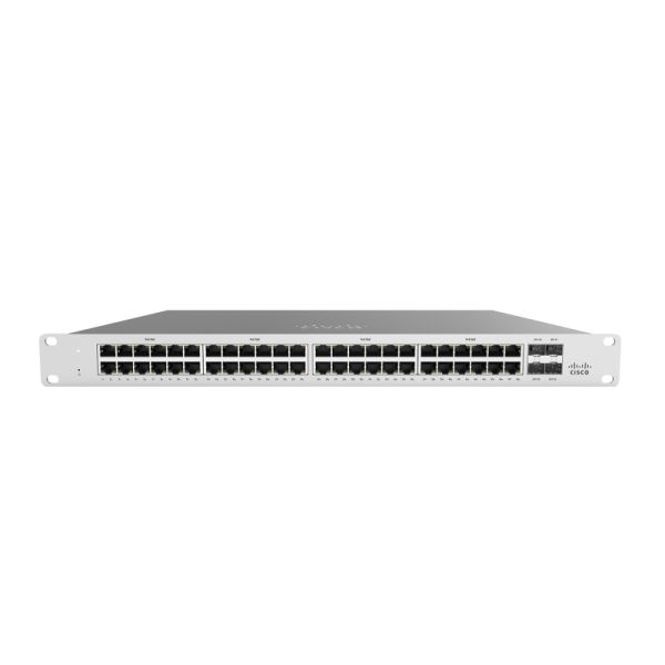 MS120-48FP-HW - Cisco Meraki MS120 Series 48-Ports 10/100/1000BASE-T Ethernet Layer 2 Rack-mountable Managed Network Switch with 4-Ports SFP