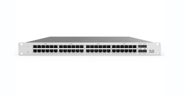 MS125-48FP-HW - Cisco Meraki MS125-48 48-Ports 10/100/1000BASE-T Ethernet Layer 2 Rack-mountable Cloud Managed Network Switch with 4-Ports SFP+