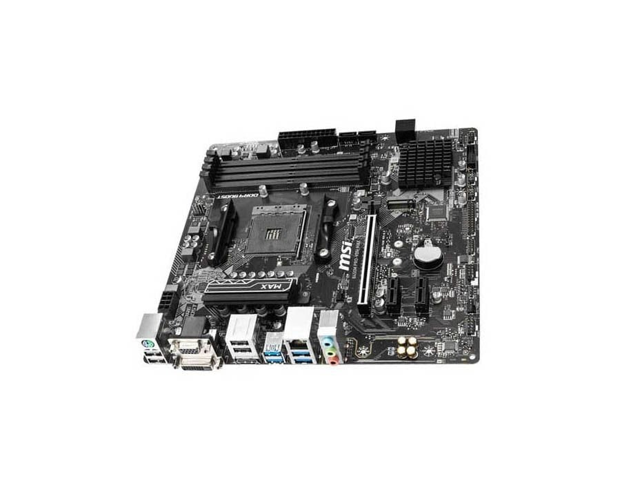 MSI B450M PRO-VDH MAX Socket AM4/ AMD B450/ DDR4/ SATA3 / USB3.2/ Turbo M.2/ GbE/ m-ATX Motherboard - B450PVDHMAX
