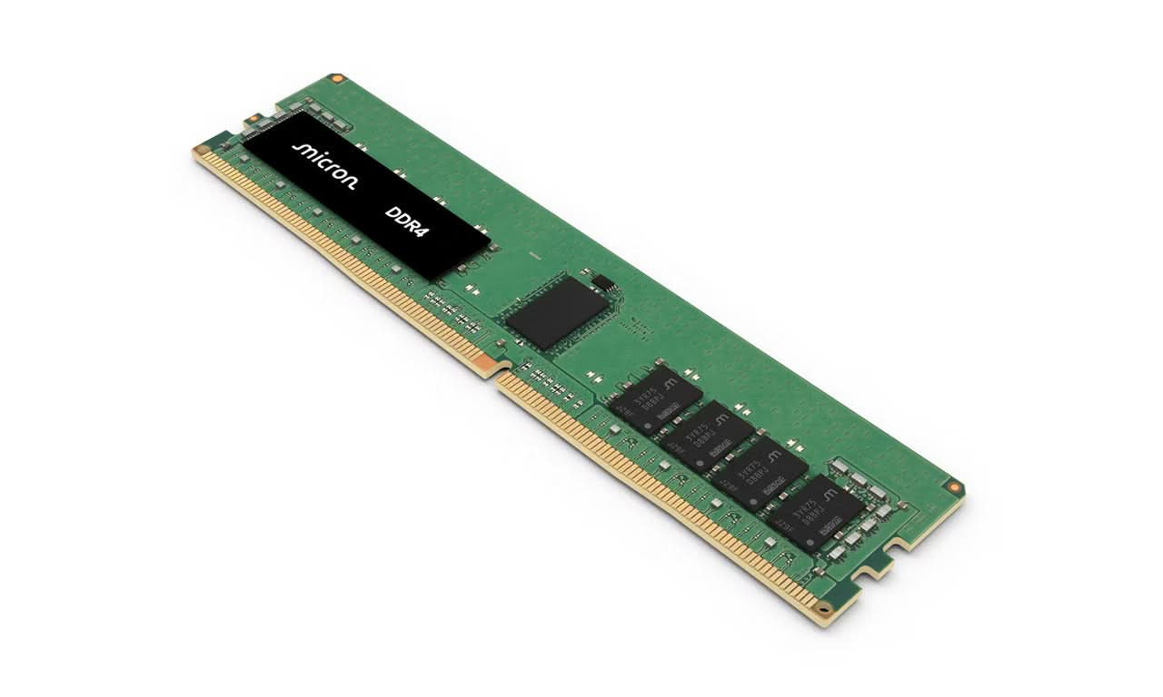 Micron MTA144ASQ16G72PSZ-2S6 128gb DDR4-2666 RDIMM 8rx4 1.2v Ram Module