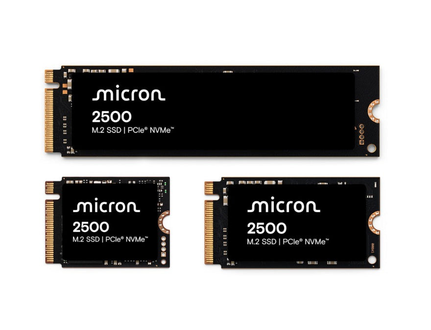 Micron 2500 MTFDKBA2T0QGN-1BN1AABYYR 2TB PCIe 4.0 x4 NVMe M.2 SSD