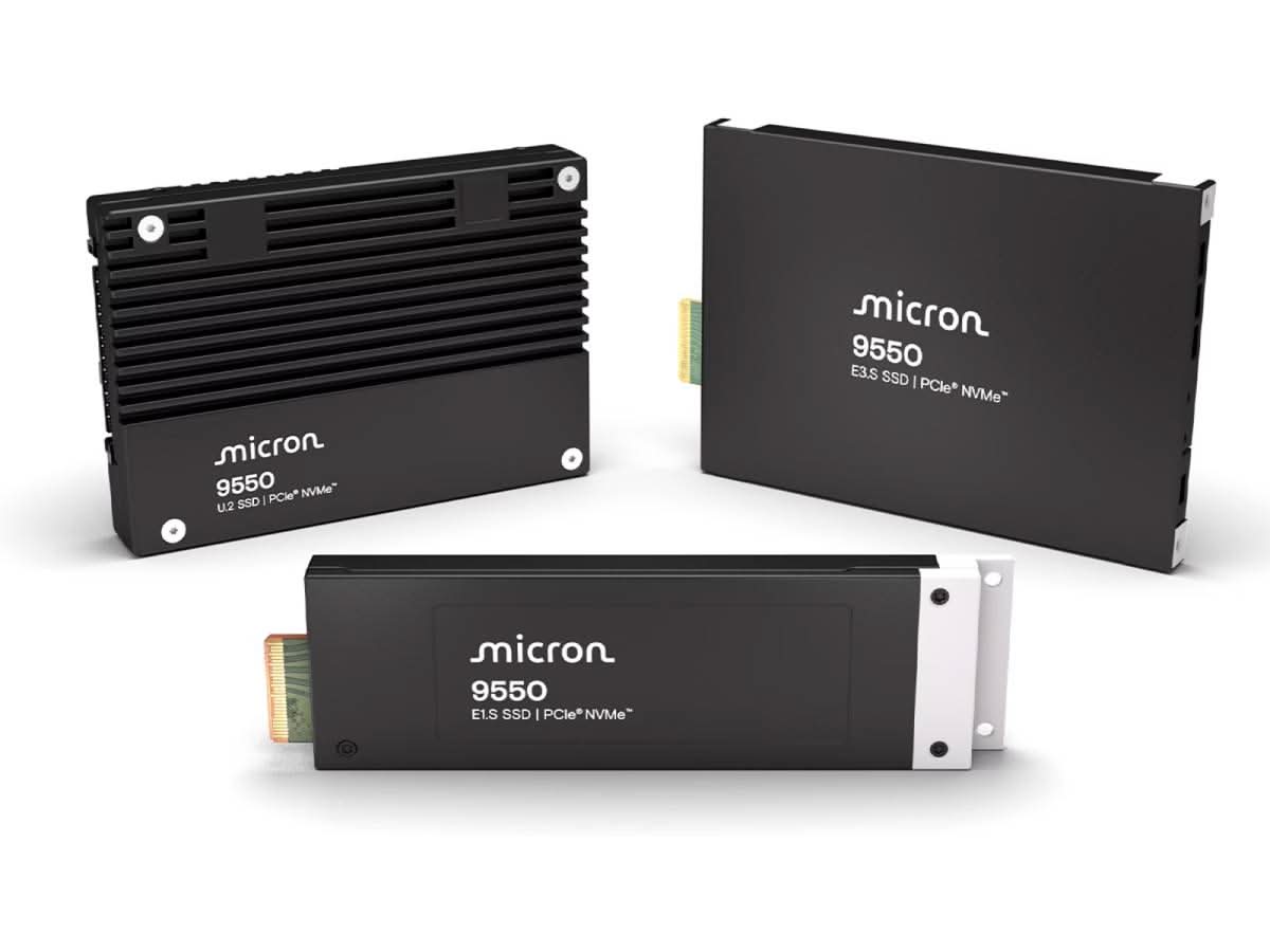 Micron MTFDKCC960TFR-1BC15ABYY 7450 PRO 960GB U.3 PCIe Gen4x4 NVMe Internal SSD