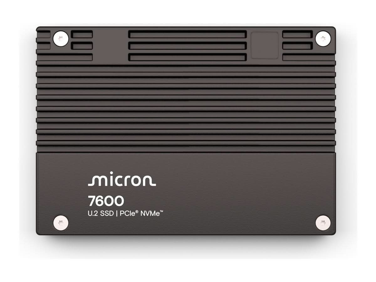 Micron 7600 Max MTFDLAL12T8THS-1BP1DFCYYR 12.8TB PCIe 5.0 U.2 SSD