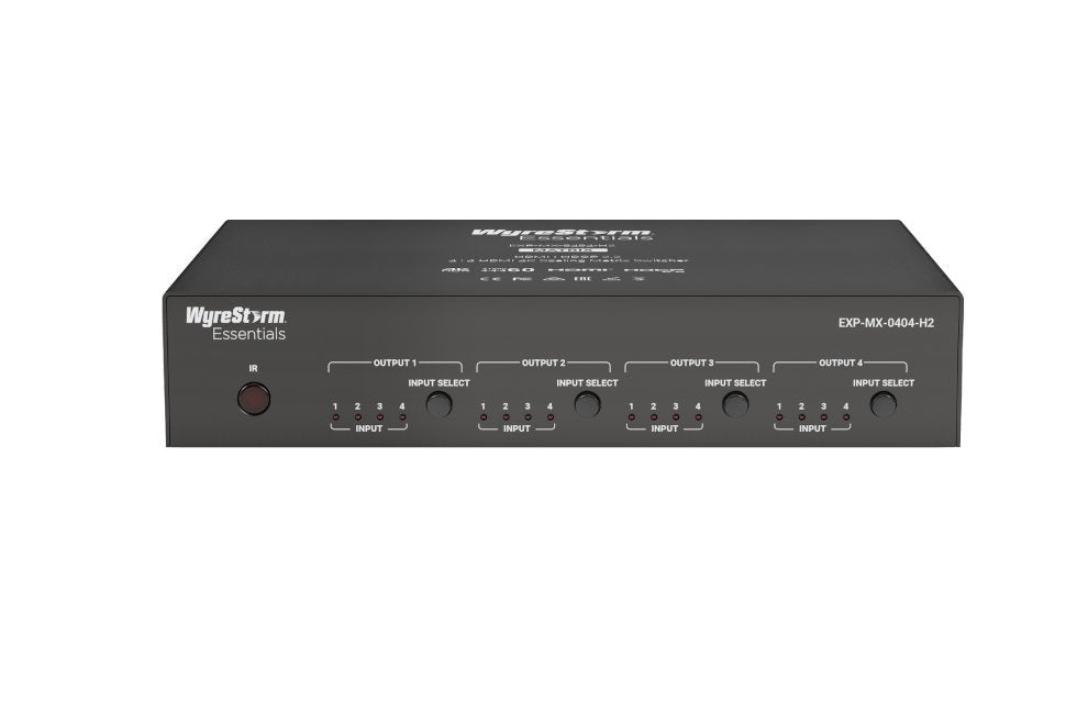 WyreStorm MX-0404-H2 4K HDCP 2.2m138 HDMI 4 In 4 Out Matrix Switcher