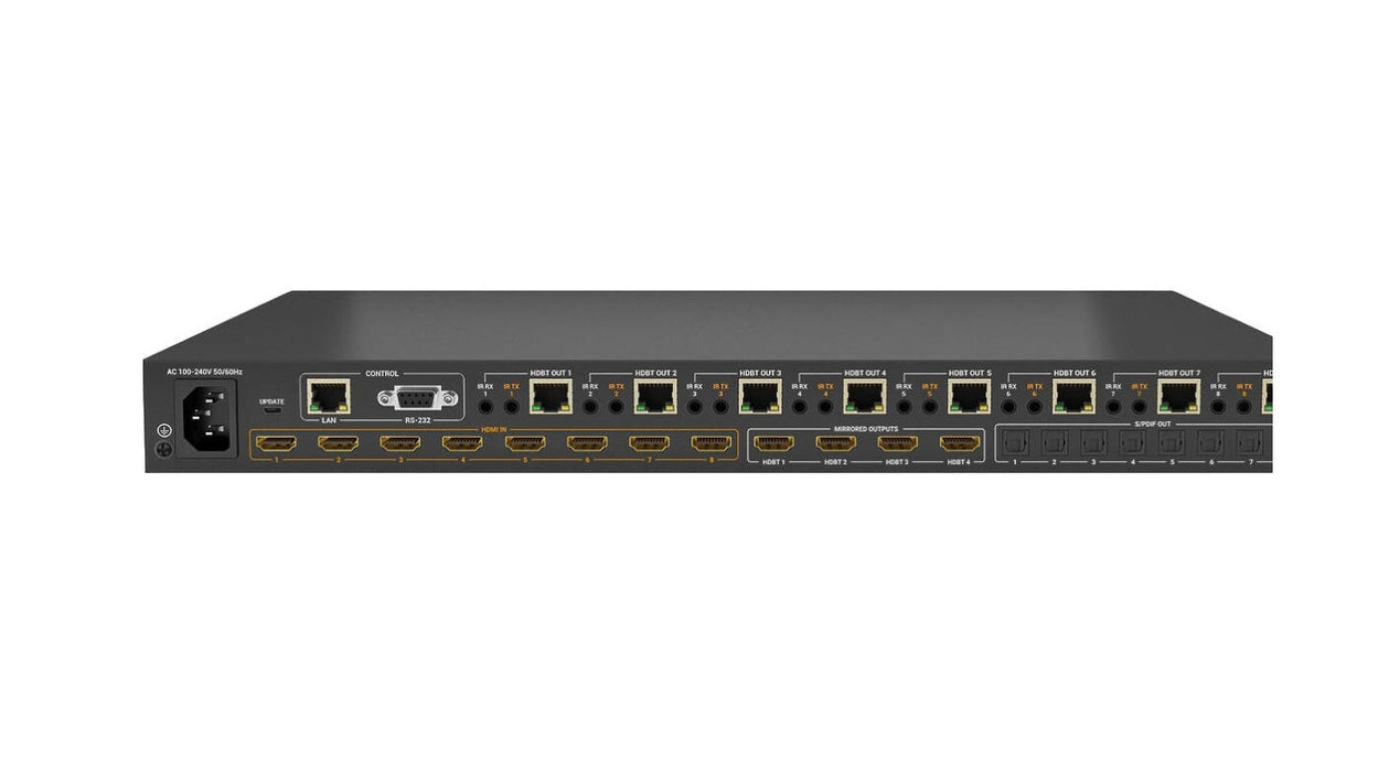 WyreStorm MXV-0808-H2A-V3 35m 4K60 8x8 HDBaseT Matrix Switcher