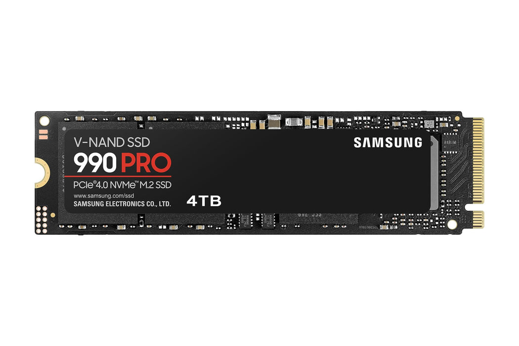 Samsung MZ-V9P4T0BW 990 PRO 4TB PCIe Gen 4.0 NVMe 2.0 M.2 2280 SSD