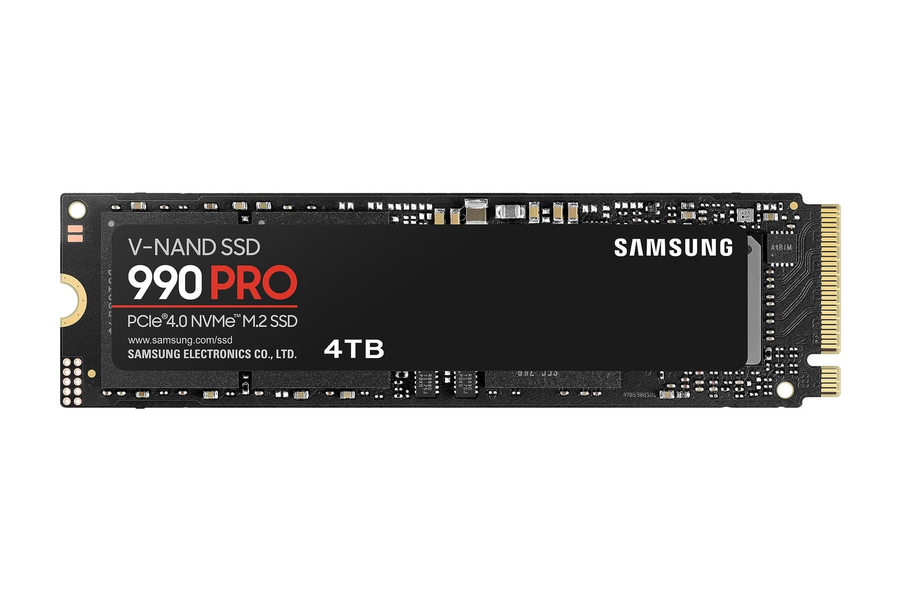 Samsung MZ-V9P4T0BW 990 PRO 4TB PCIe Gen 4.0 NVMe 2.0 M.2 2280 SSD