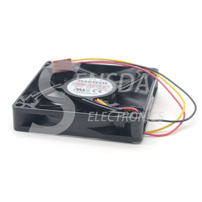 Martech DF0801512RFUN 12V DC 80x80x15mm Brushless Cooling Fan