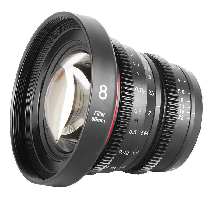 Meike Cinema 8mm T2.9 Micro4/3 Lens (MFT Mount)