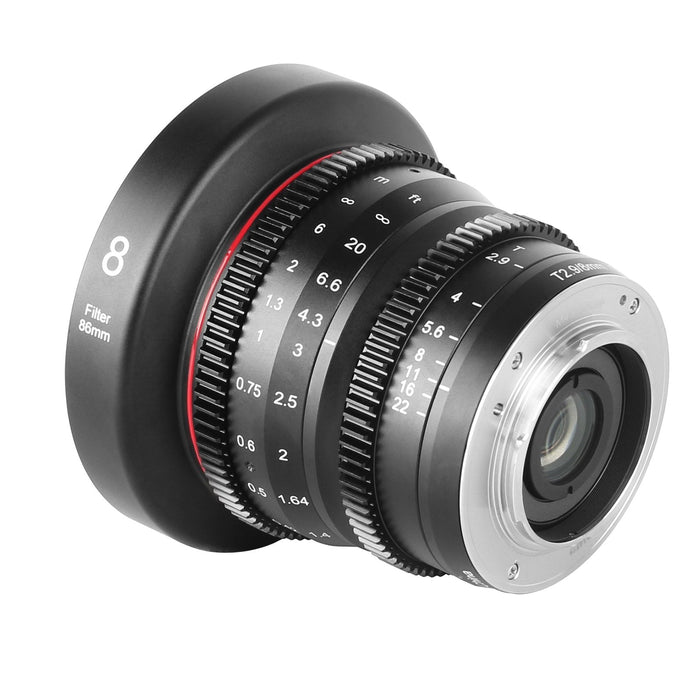 Meike Cinema 8mm T2.9 Micro4/3 Lens (MFT Mount)