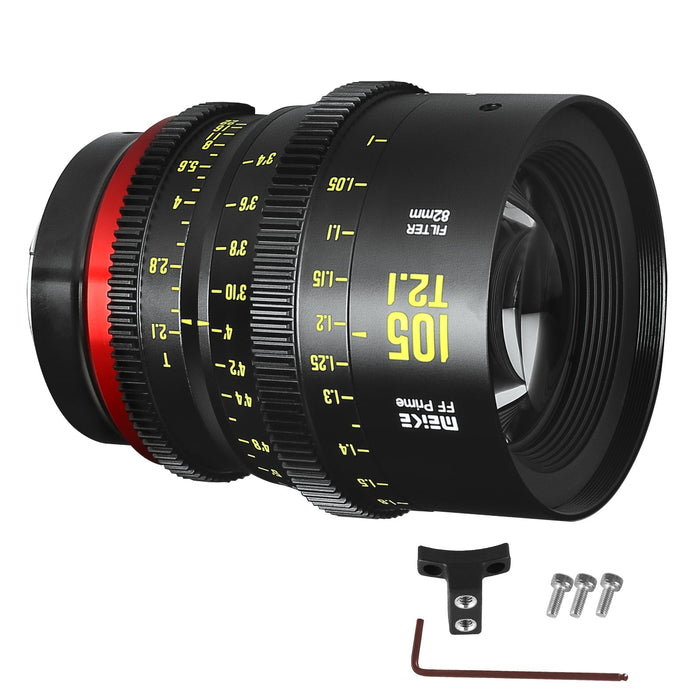Meike Cinema Full Frame Cinema Prime 105mm T2.1 Lens (PL Mount)
