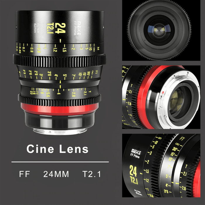 Meike Cinema Full Frame Cinema Prime 24mm T2.1 Lens (Sony E Mount)