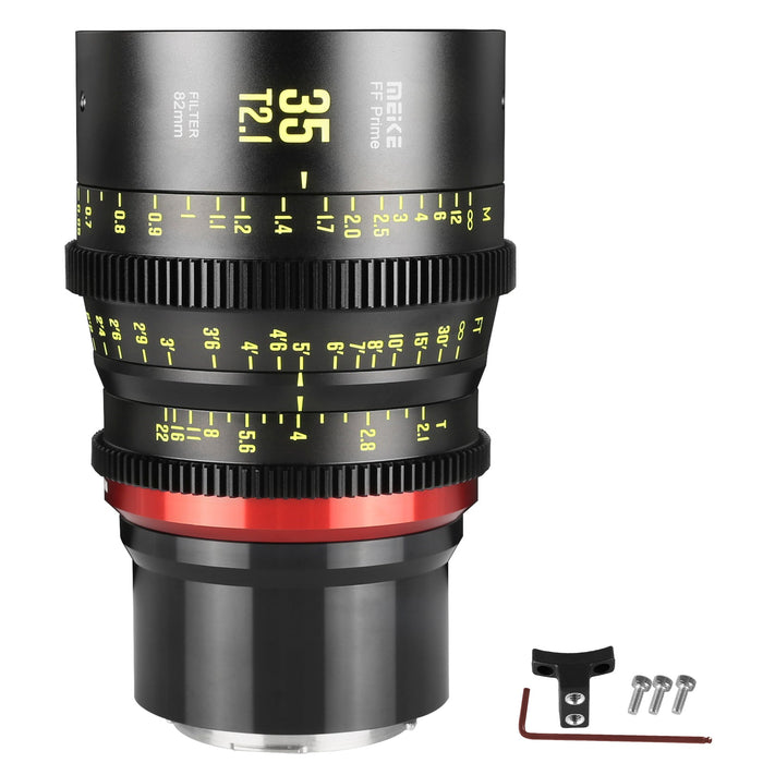 Meike Cinema Full Frame Cinema Prime 35mm T2.1 Lens (L Mount)