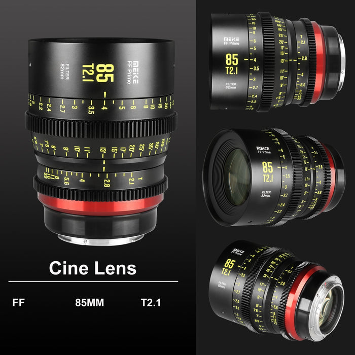 Meike Cinema Full Frame Cinema Prime 85mm T2.1 Lens (Canon EF Mount)