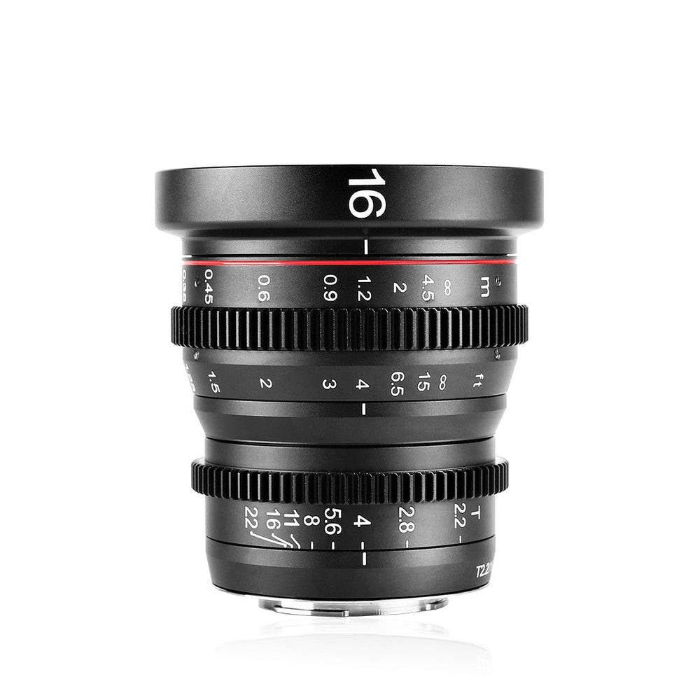 Meike Cinema Prime 16mm T2.2 M4/3 Lens (MFT Mount)