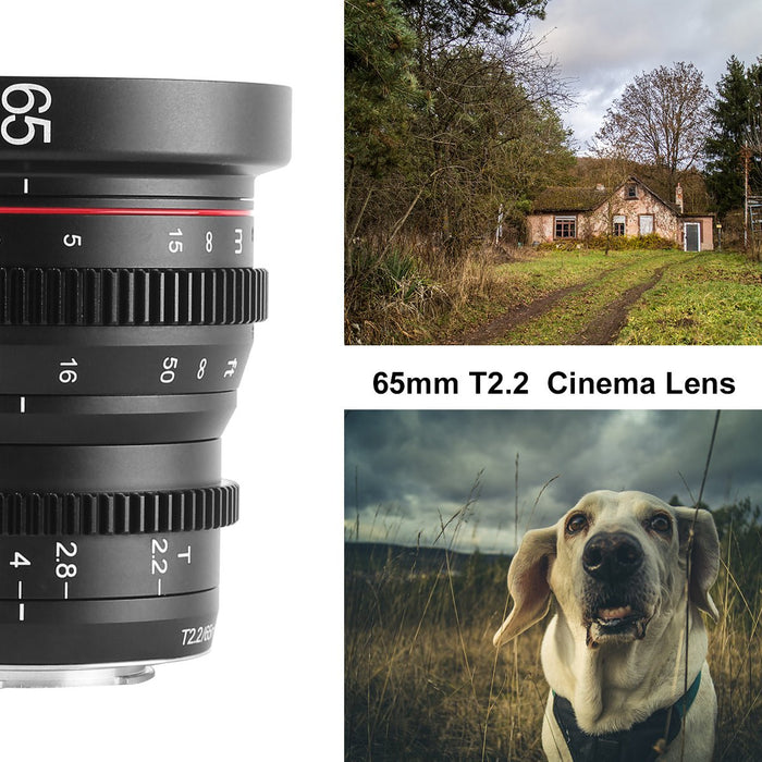 Meike Cinema Prime 65mm T2.2 Lens (Fujifilm X Mount)