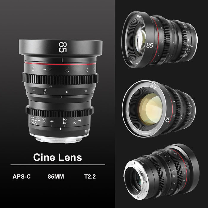 Meike Cinema Prime 85mm T2.2 Lens (Fujifilm X Mount)