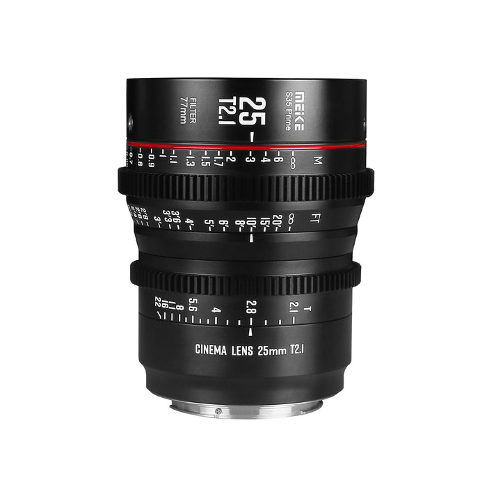 Meike Cinema Super35 Cinema Prime 25mm T2.1 Lens (PL Mount)