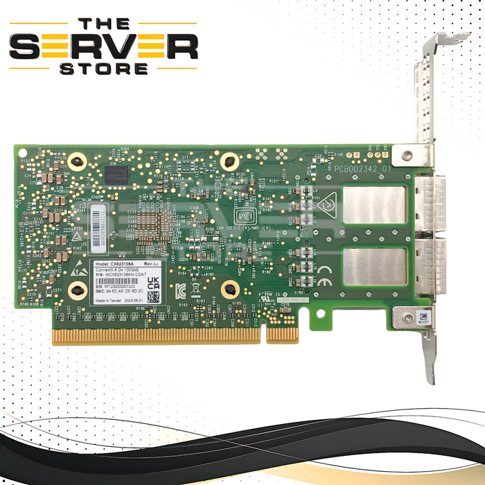 Mellanox ConnectX-6 DX Dual Port 100Gb Ethernet Network Adapter Card MCX623106AN-CDAT.
