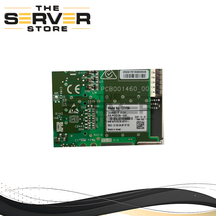 Mellanox MCX515A ConnectX-5 QSFP28 1Port 100Gigabit Network Card MCX515A-CCAT