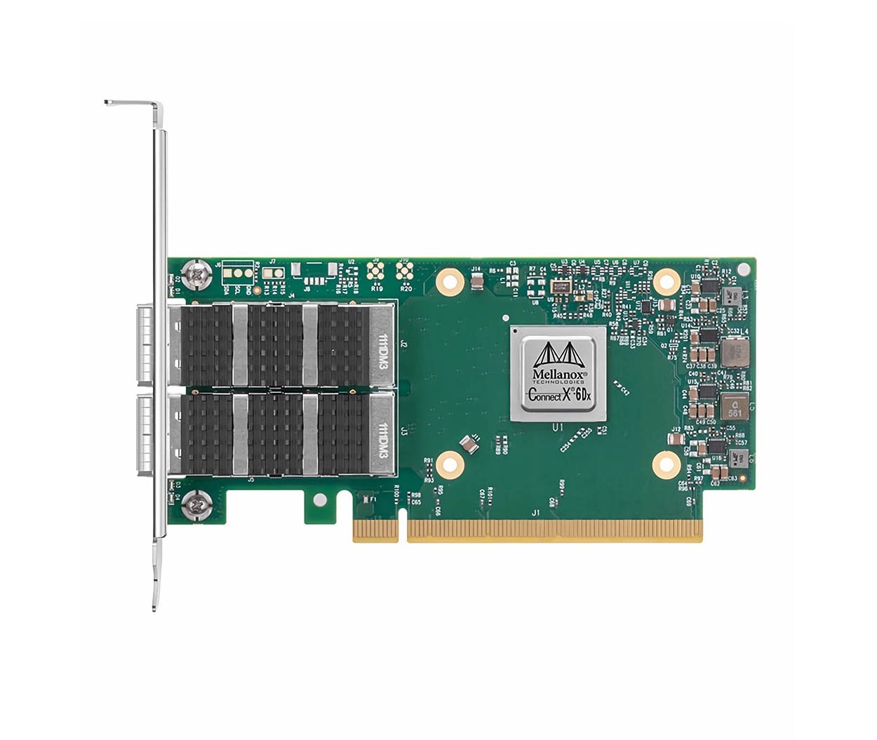Mellanox Nvidia Connectx-6 Dx Dual Port 100GbE QSFP56 PCI Express 4.0 x16 Network Adapter - MCX623106TC-CDAT