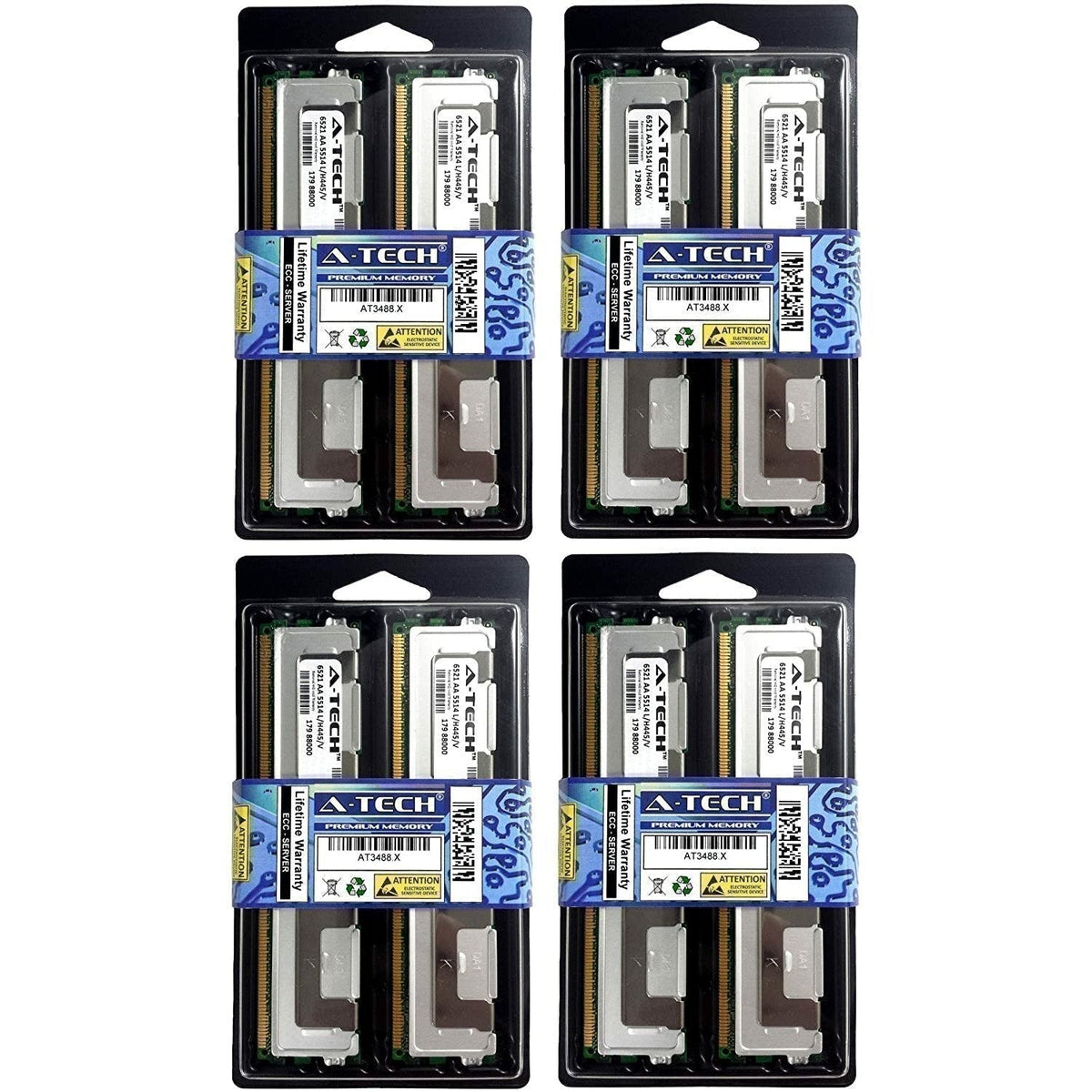 1GB pour Dell PowerEdge 1900 1950 1950 III 1955 1955 2900 2900 III 2950
